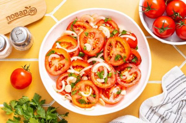 Быстрые маринованные помидоры