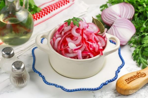 Лук маринованный быстрый