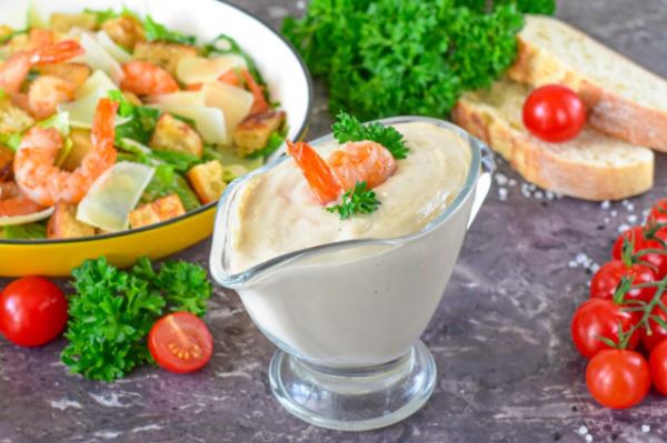 Соус для цезаря с креветками