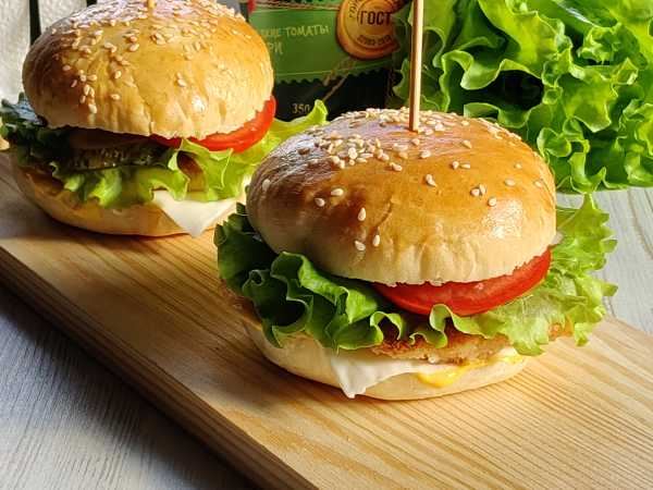 Чикенбургер с наггетсами