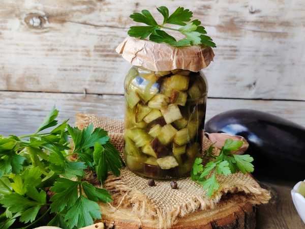 Баклажаны соленые на зиму по-азербайджански