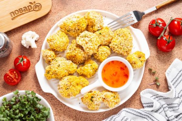 Цветная капуста в сухарях