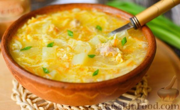 Суп «Затируха» с курицей