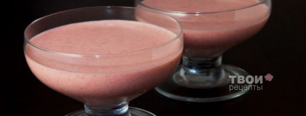 Десерт клубничный