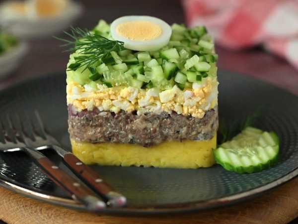 Салат с консервированной иваси