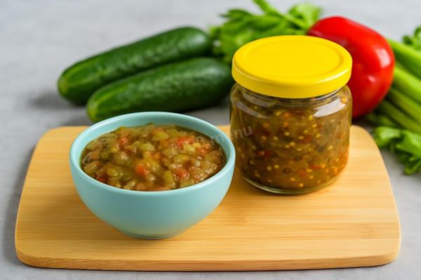 Соус Релиш с огурцами на зиму