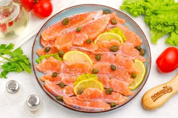 Засолка лосося