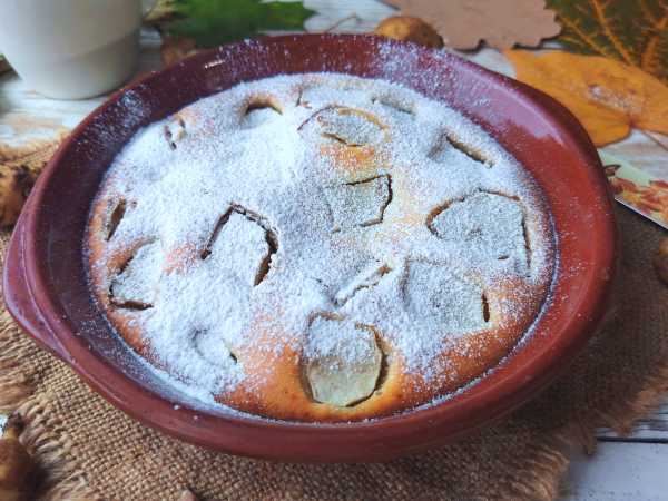 Шарлотка с топинамбуром