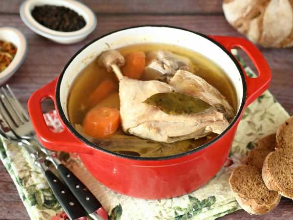 Утка вареная