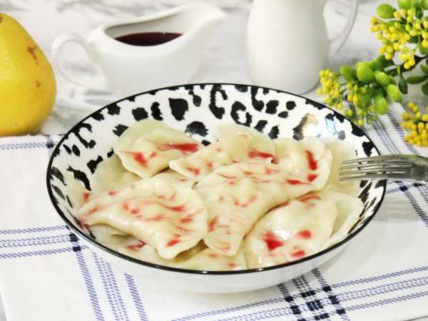 Вареники с грушей