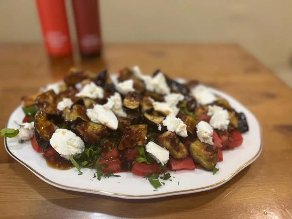 Салат с баклажанами