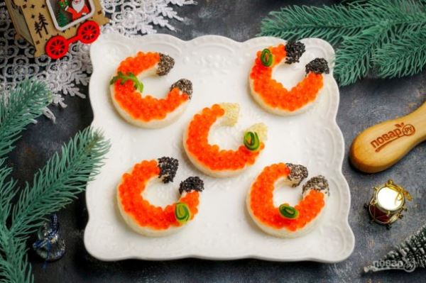 Канапе «Подковки»